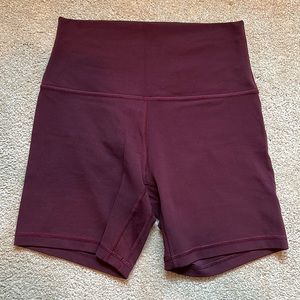 Lululemon Align 6” Shorts Maroon Size 6